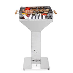 Tepro Vista Pedestal Barbecue - Stainless Steel